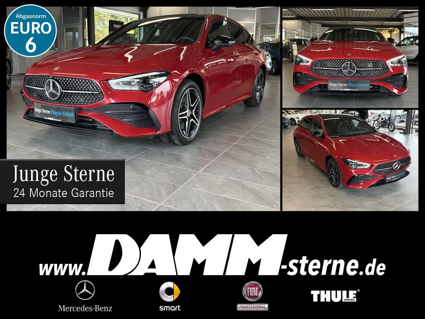 Mercedes-Benz CLA 250 CLA 250e SB AMG Line Premium/360°/Burmester/Pano Rot - 1