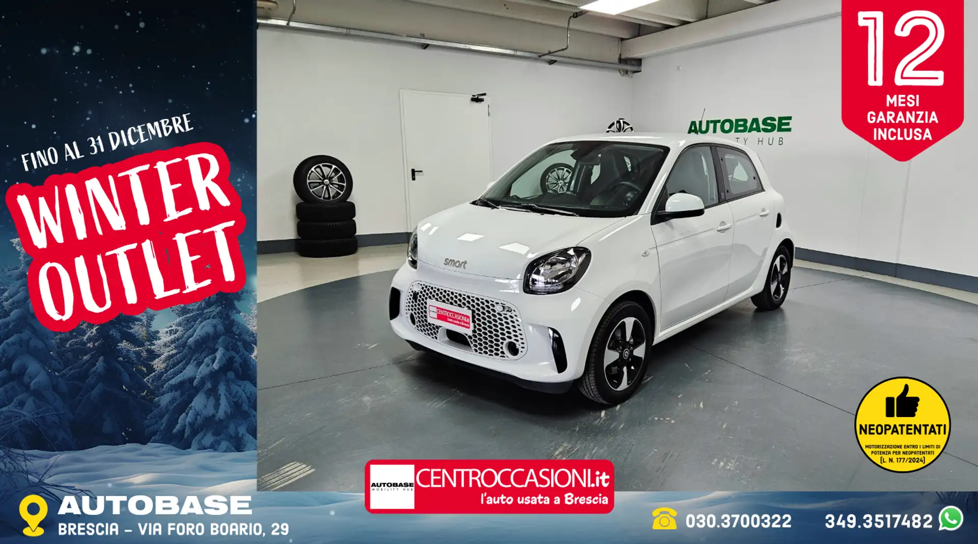 smart forFour Forfour eq Passion 22kW Alb - 1