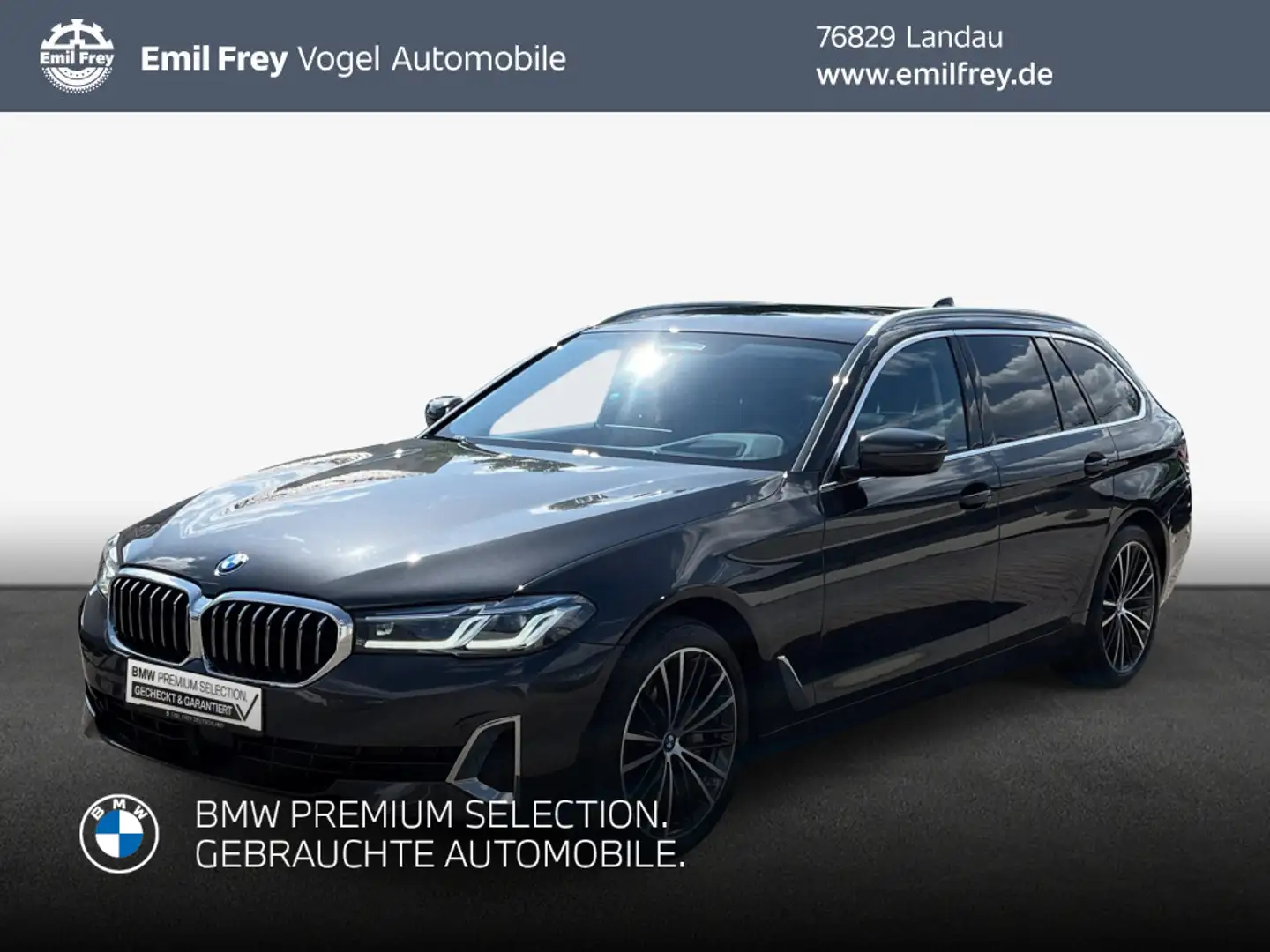 BMW 530 d xDrive Touring Aut. Luxury Line *HuD*Panorama Grigio - 1