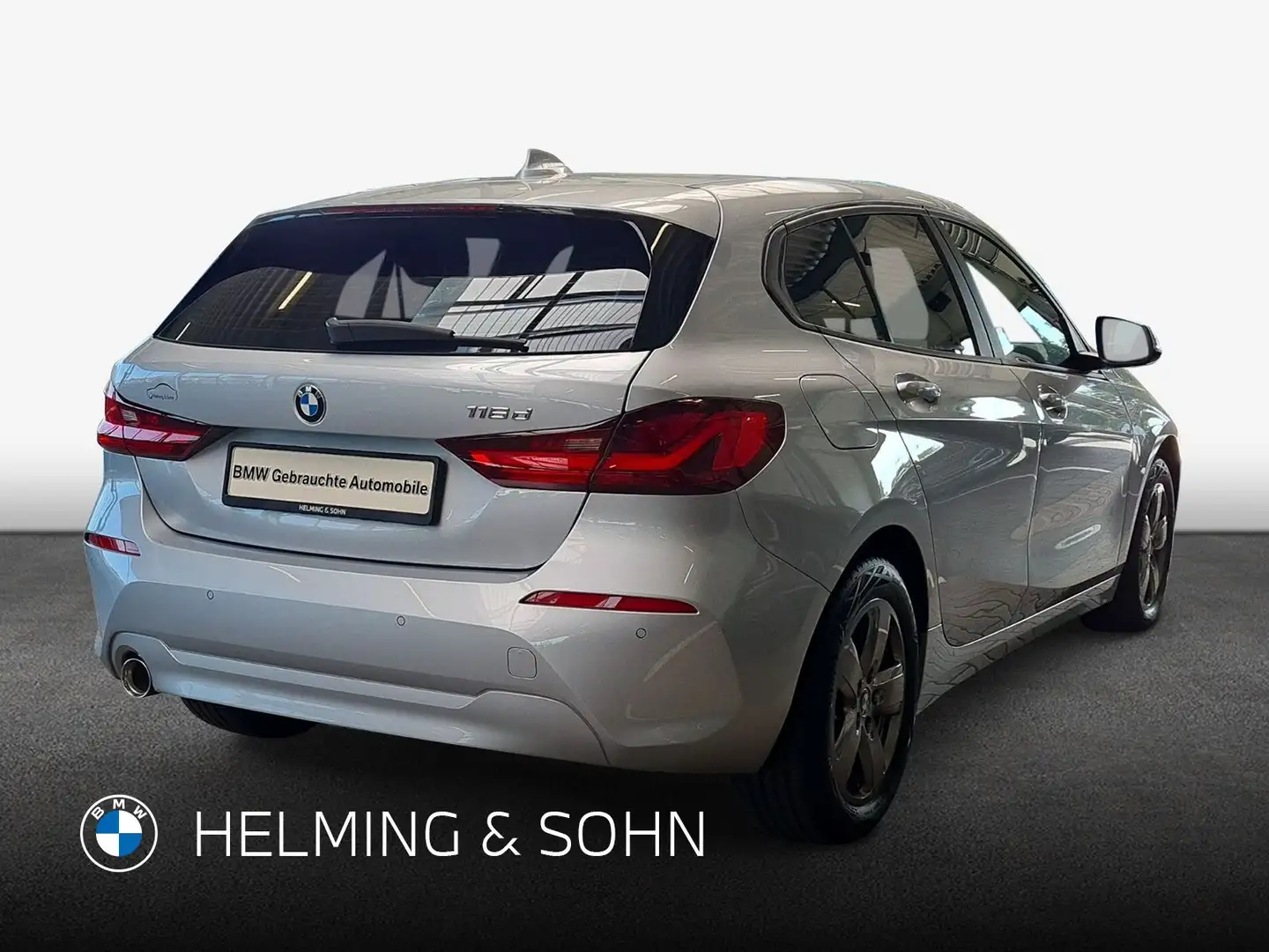 BMW 116 d Hatch Advantage DAB LED Tempomat Ambiente uvm. Silber - 2