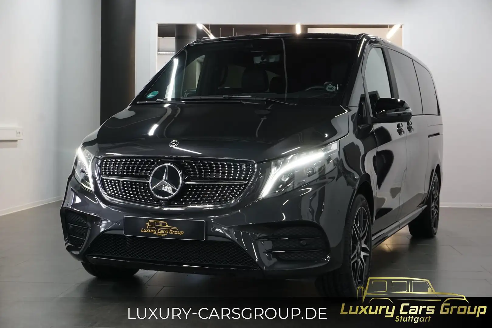 Mercedes-Benz V 300 V300d AIR-Burm-4Matic-Distronic-AMG-Extra Long Grau - 1