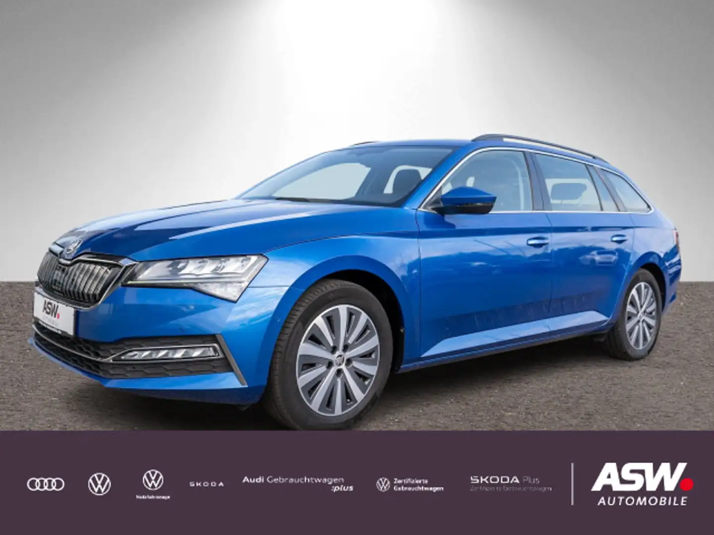 Skoda Superb Combi iV Ambition 1.4 TSI DSG Stdhzg AHK Blau - 1