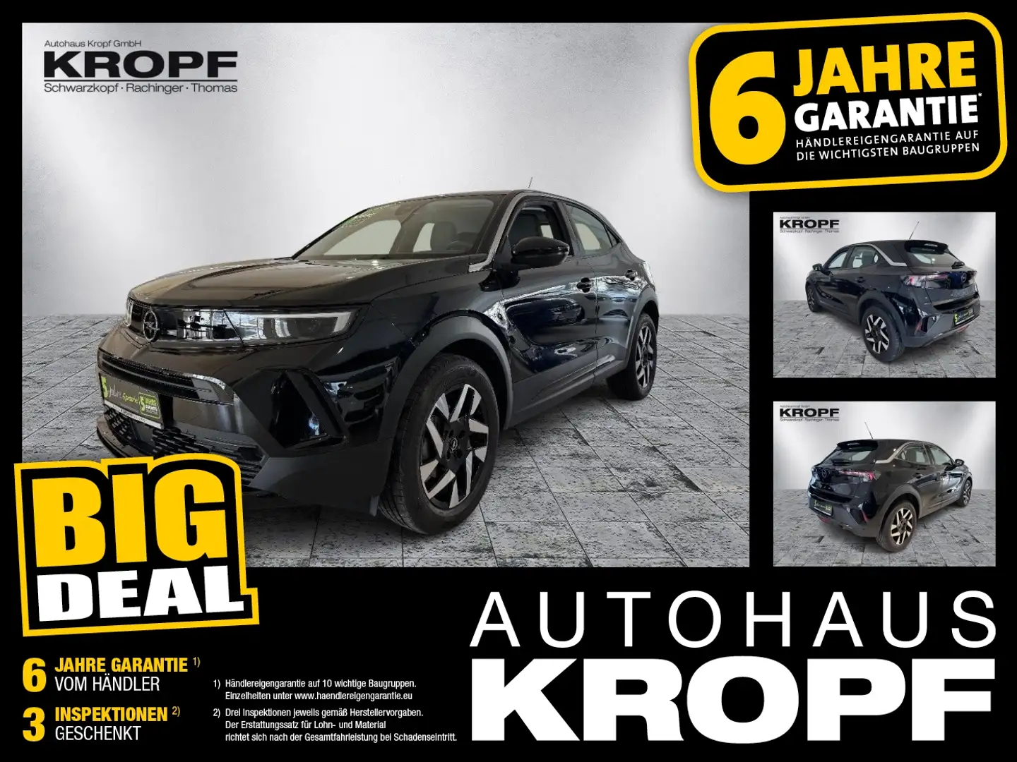 Opel Mokka 1.2 Turbo Elegance LED+Fernlichtass.+Kam. Schwarz - 1