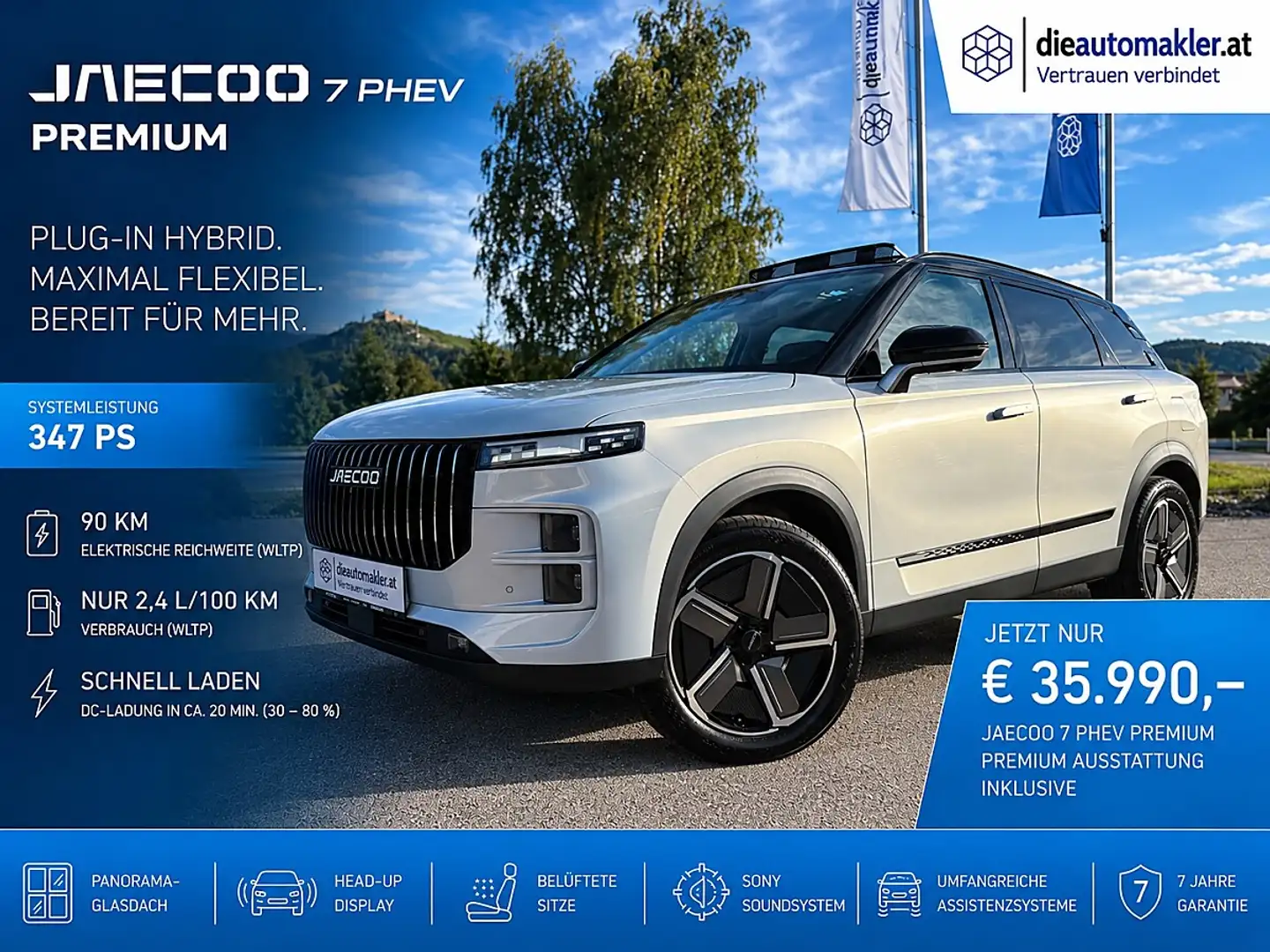Jaecoo J7 7 PHEV Premium Line Aut. |VOLLAUSSTATTUNG| Silber - 1