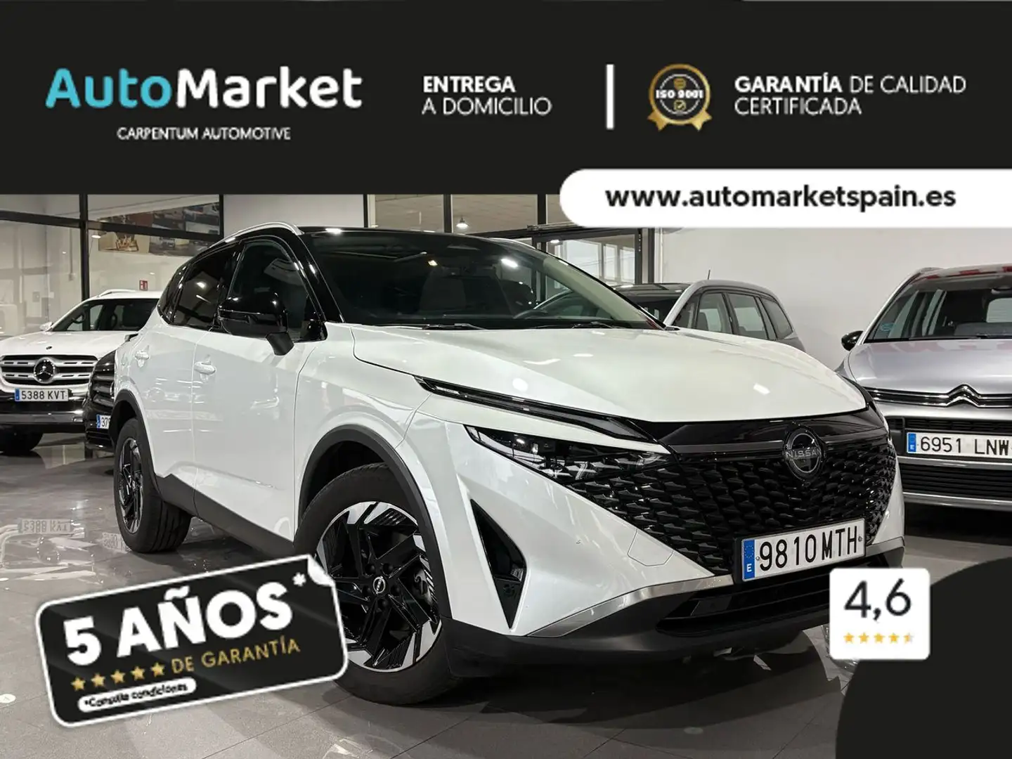 Nissan Qashqai DIG-T 116KW CVT N-CONNECTA Blanco - 1