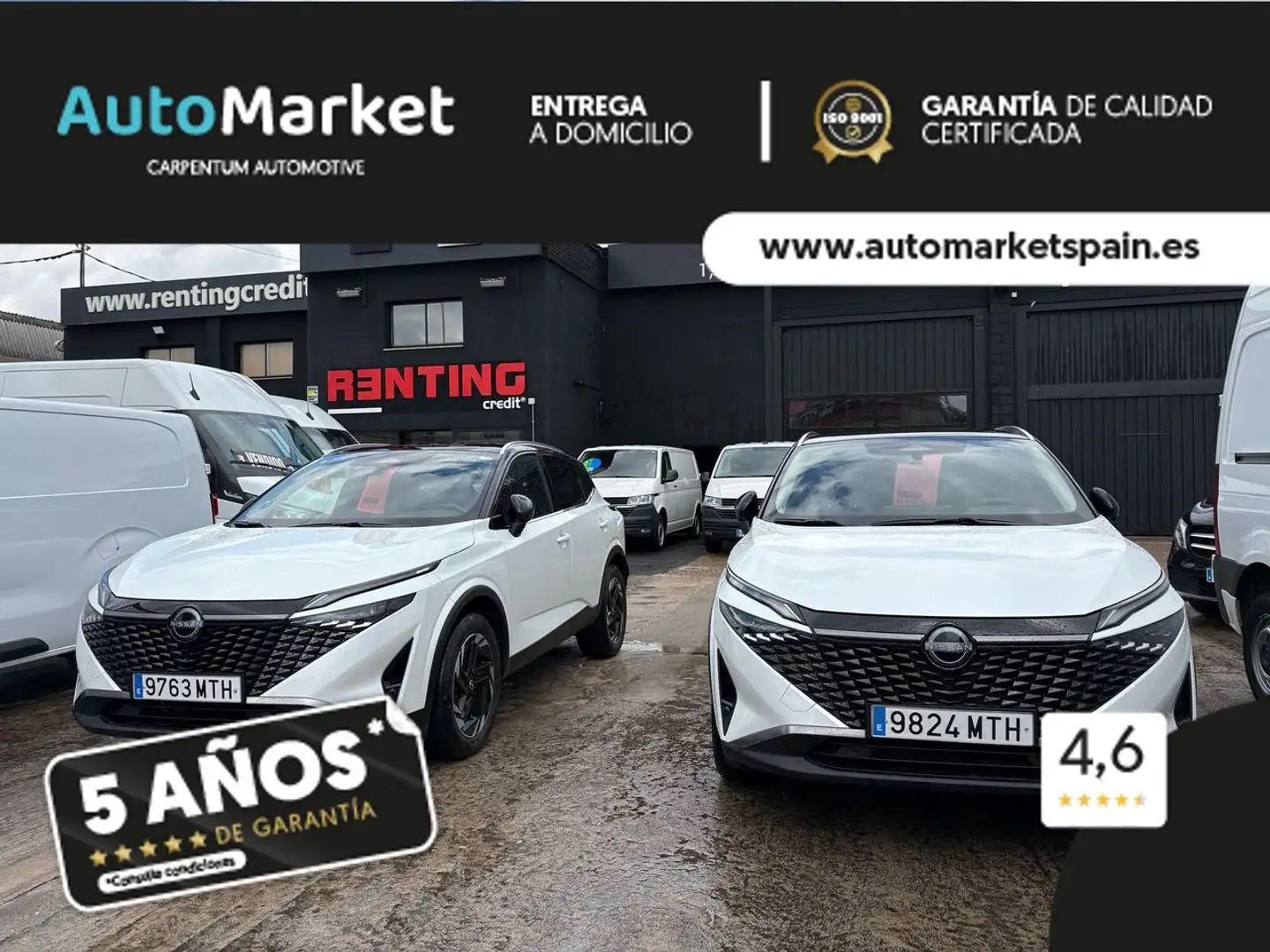 Nissan Qashqai DIG-T 116KW CVT N-CONNECTA Blanco - 2