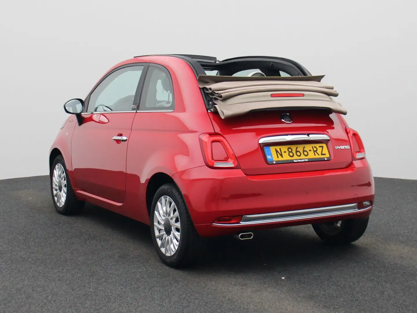 Fiat 500C 1.0 Hybrid Dolcevita | APPLE CARPLAY | AIRCO | PAR Rouge - 2