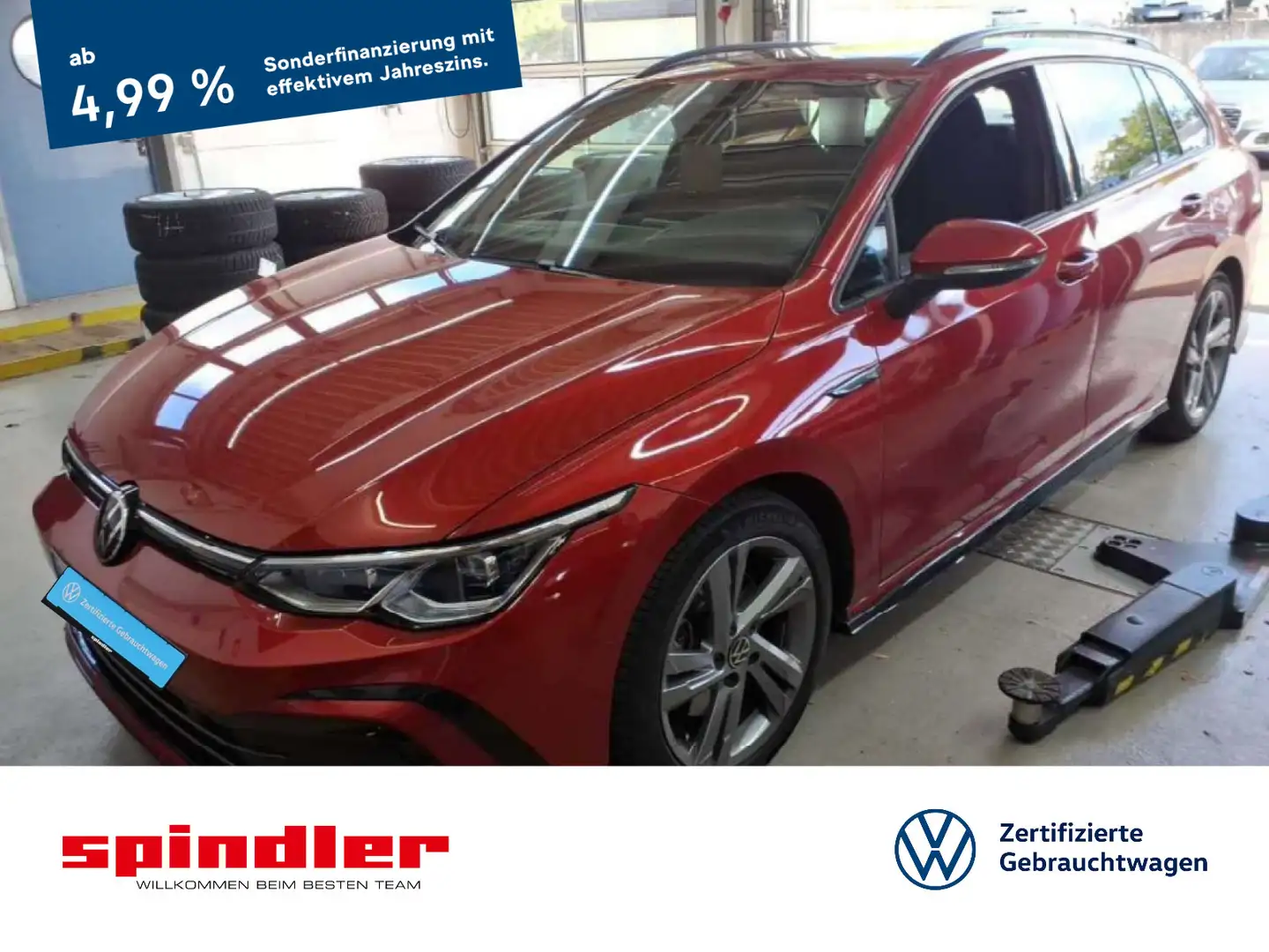 Volkswagen Golf Variant R-Line 2.0 TDI DSG / Sportf., Pano Rot - 1