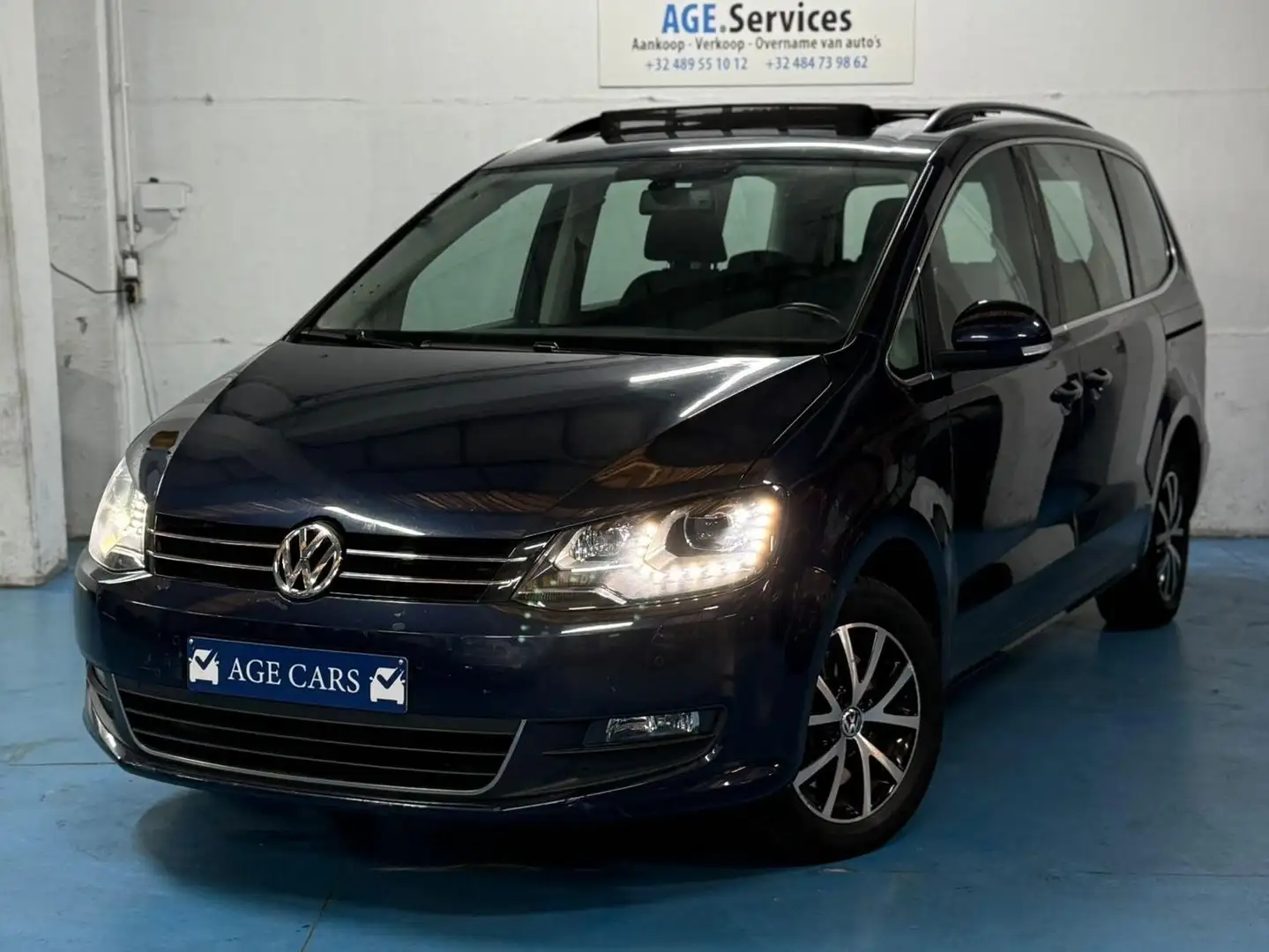 Volkswagen Sharan Sharan 1.4 TSI Highline.toit Pano.Garantie 12 Mois Bleu - 1