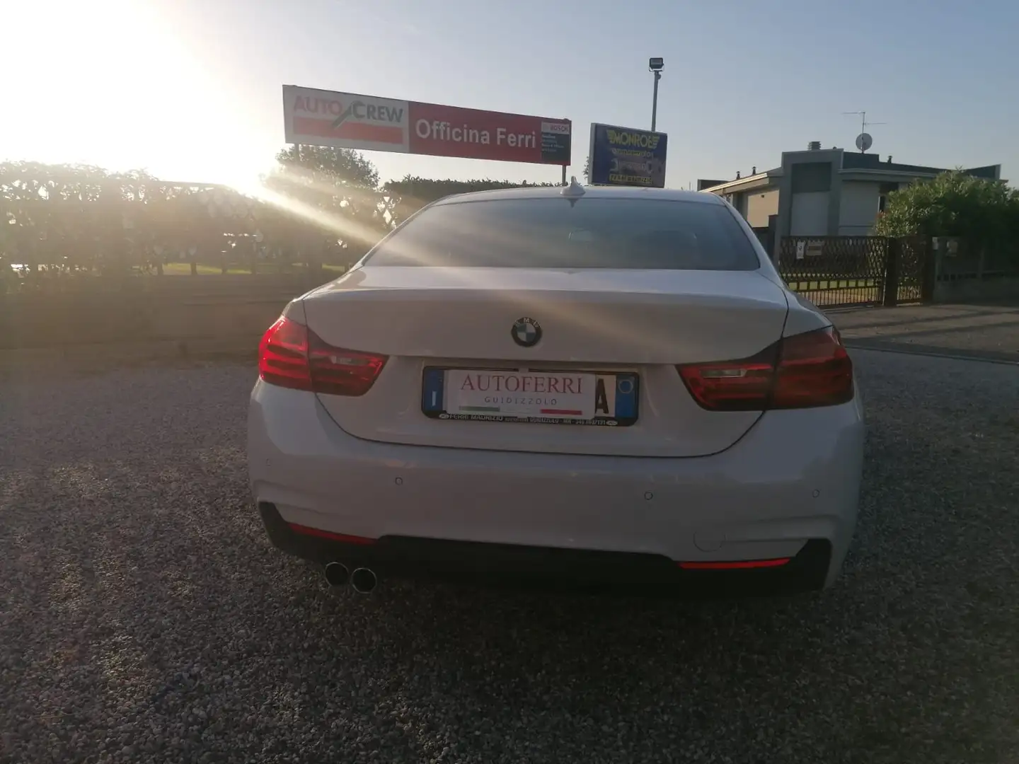 BMW 420 420d Coupe xdrive Msport 190cv auto Bianco - 2