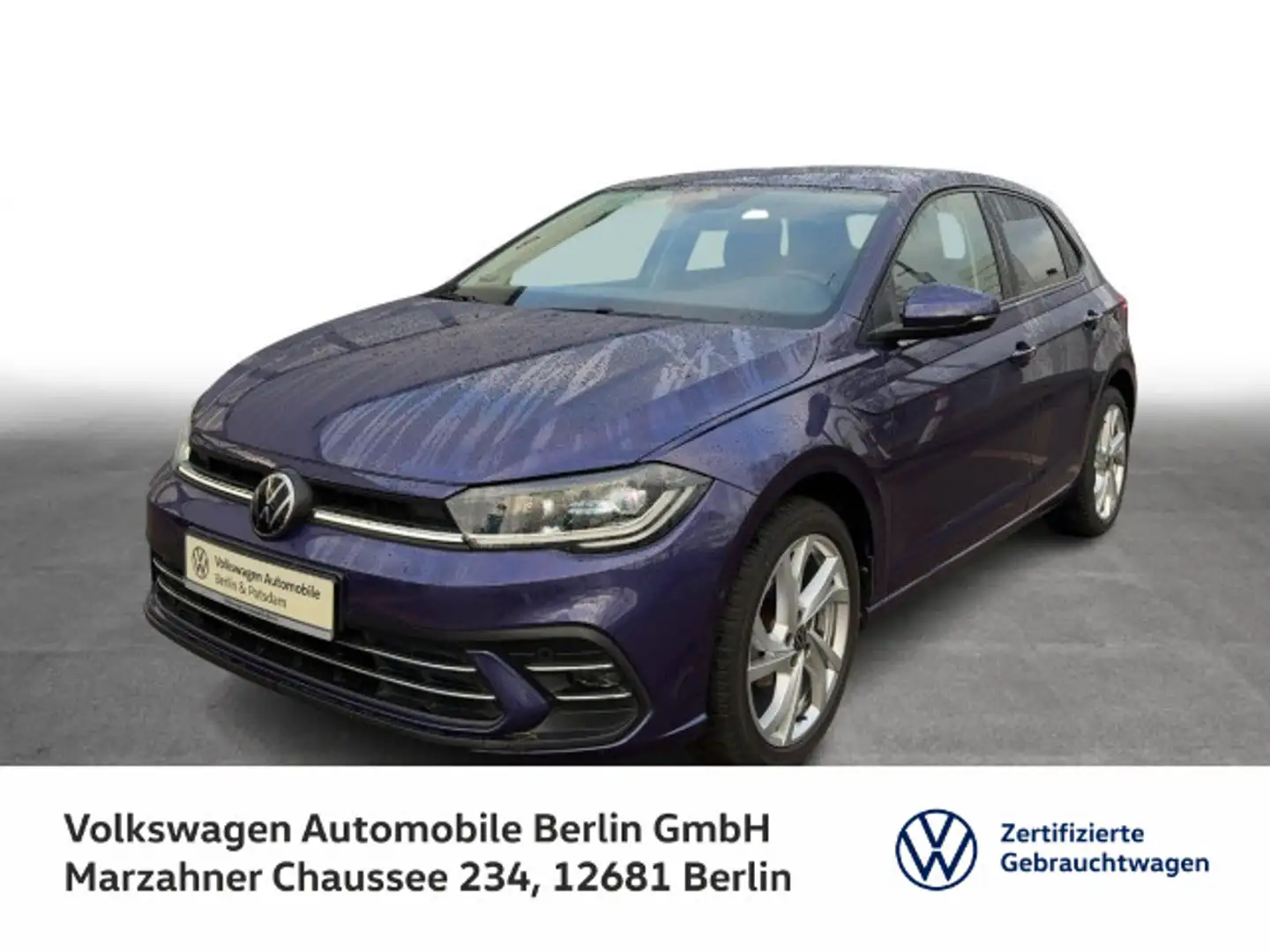Volkswagen Polo 1.0 TSI Style Navi LED-Matrix SHZ PDC Violett - 1