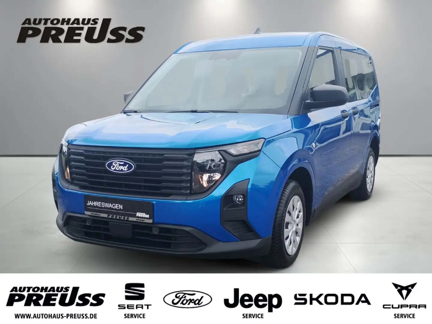 Ford Tourneo Courier 1.0 Trend  EcoBoost Bleu - 1