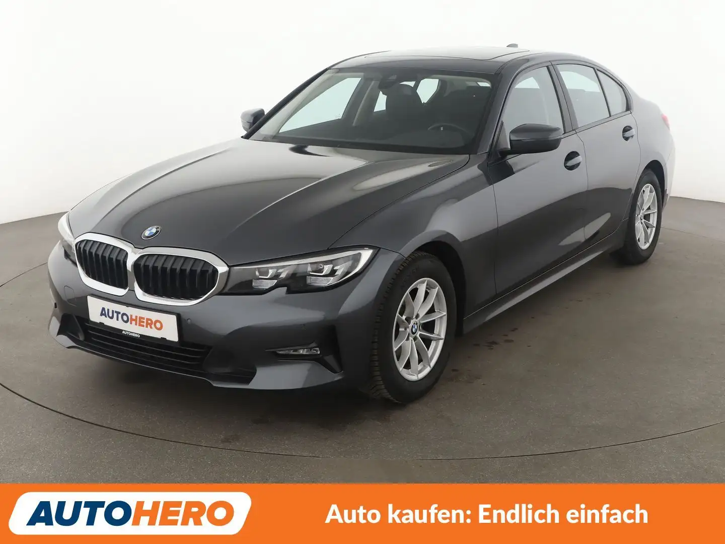 BMW 320 320i Advantage Aut.*NAVI*TEMPO*LED*PDC*SHZ* Gris - 1