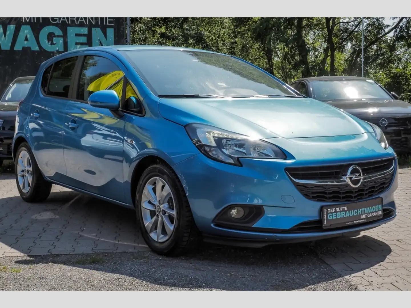 Opel Corsa E ON 1.4 Auomatik Klima PDC LHZ SHZ Allwetter Blu/Azzurro - 2