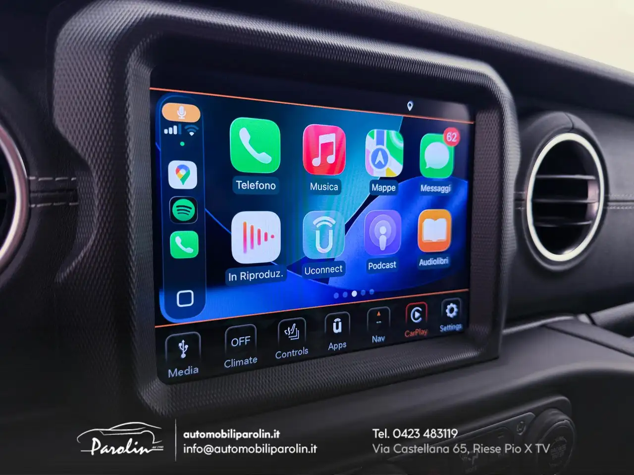 Jeep Gladiator 3.0 V6 Overland 4wd +IVA Autocarro N1 Gancio-Pelle 12