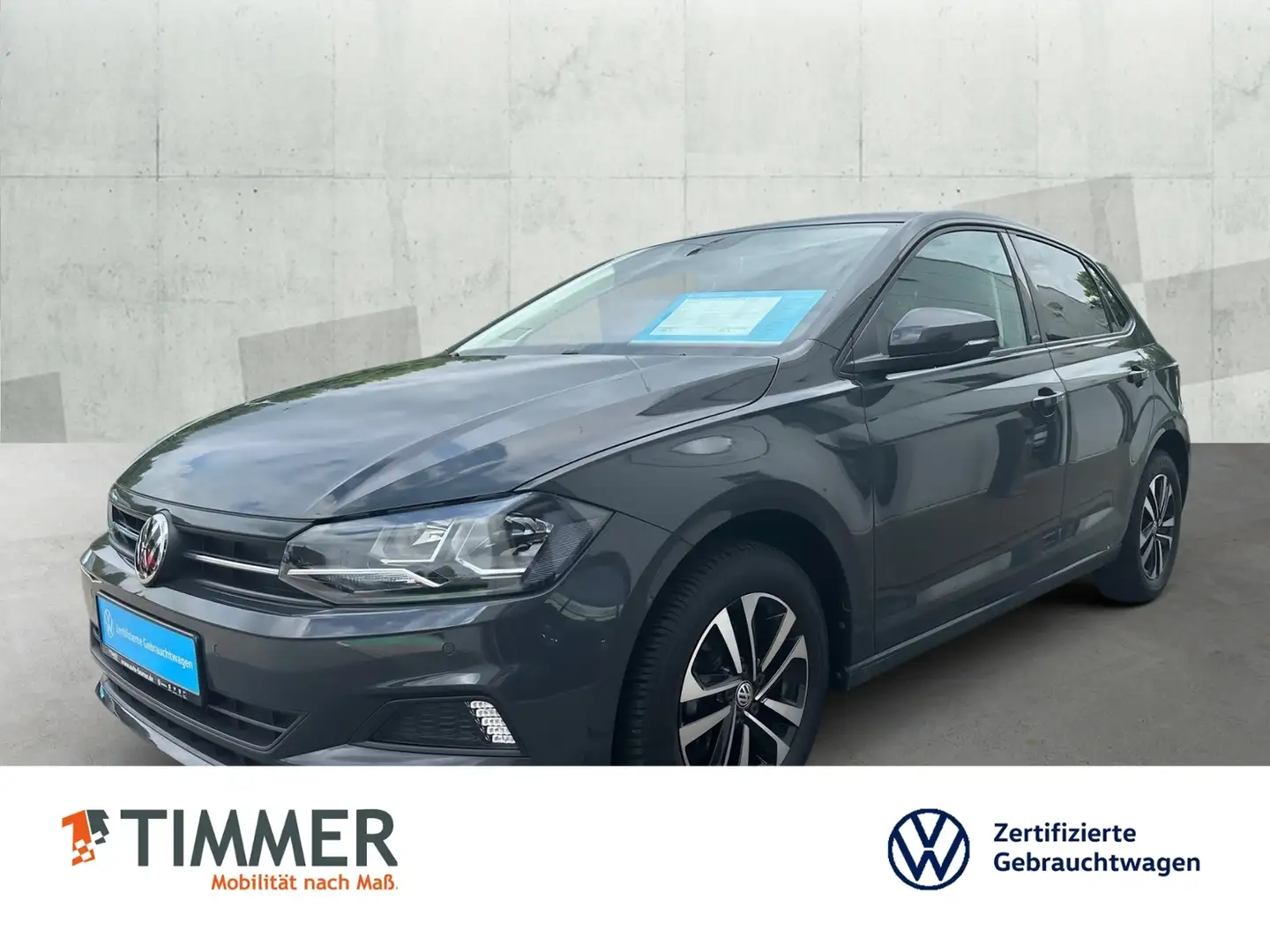 Volkswagen Polo 1.0 UNITED *SHZ *ALU *APP *CLIMA * Grau - 1