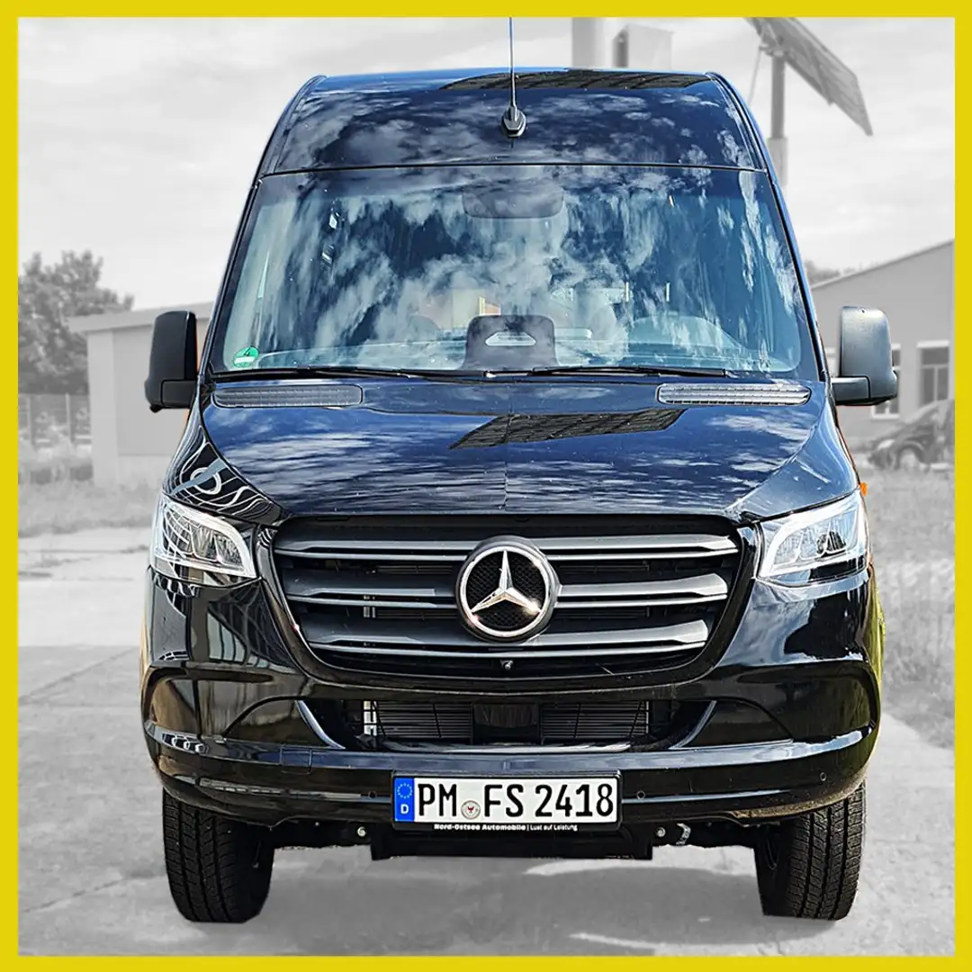 Mercedes-Benz Sprinter Allrad 419 CDI Sprinter Capmer 4x4 HA 9G-TRO. LED Noir - 2