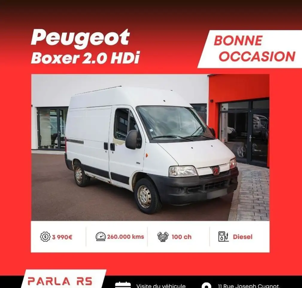 Peugeot Boxer 2.0 HDi L2H2 100ch 3 places