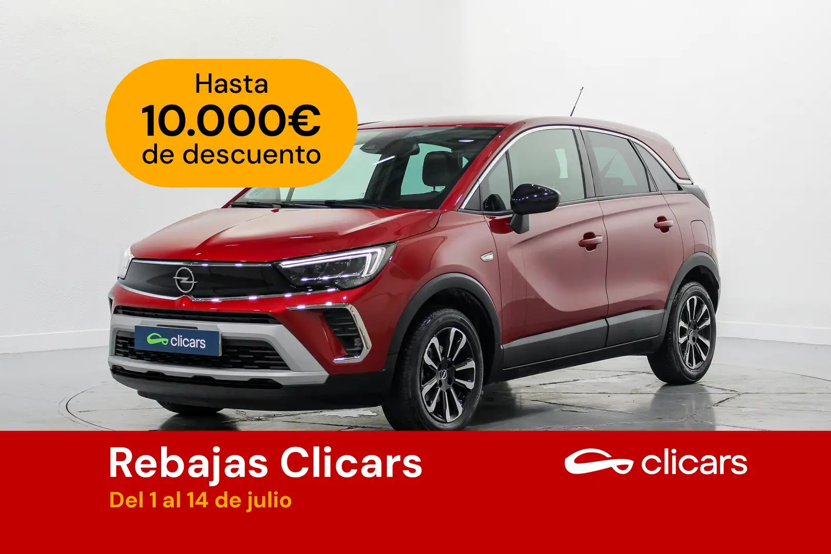 Opel Crossland 1.2 S&S Elegance Pack 110 Rojo - 1
