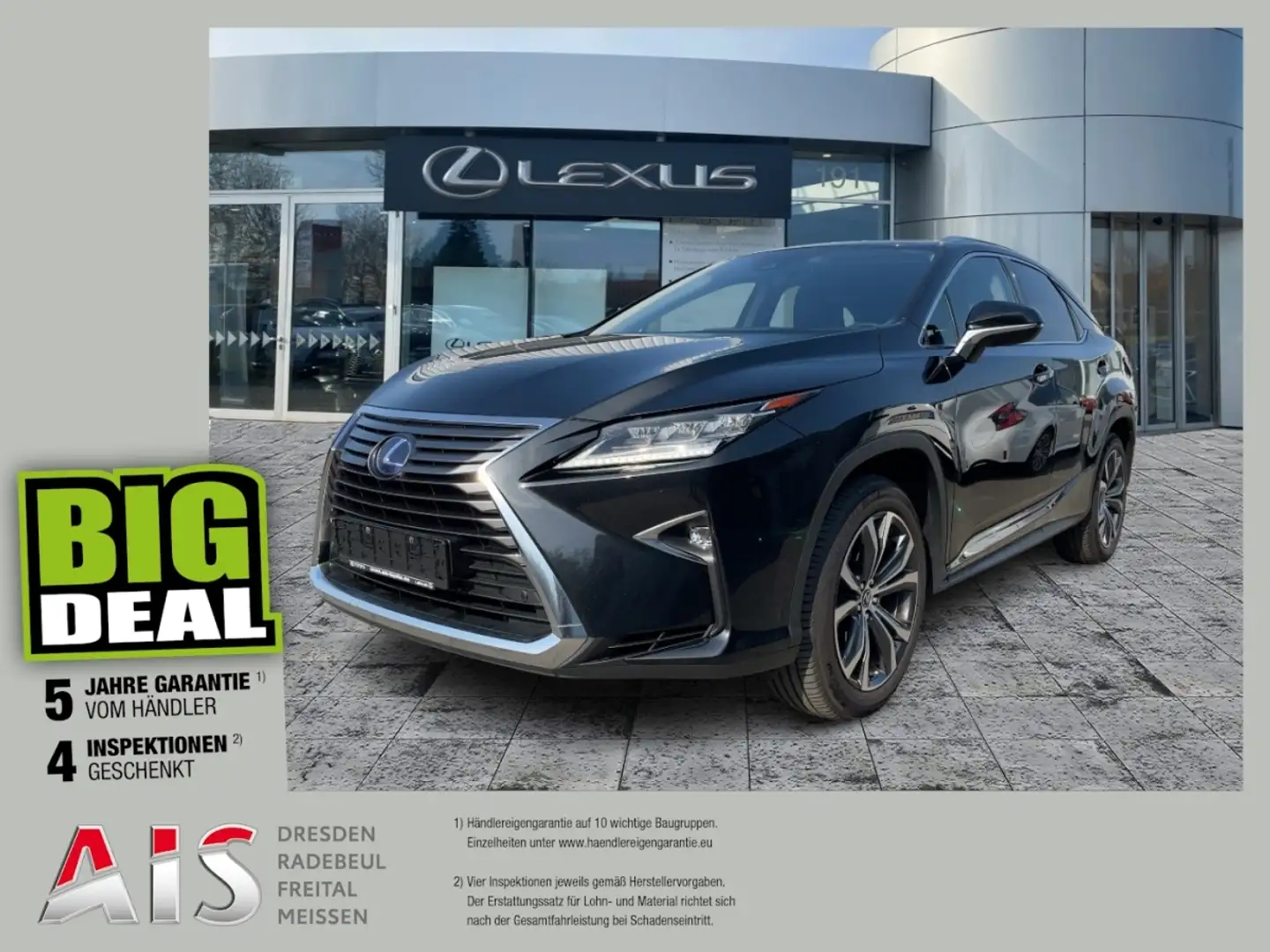 Lexus RX 450h Executive Line AHK HUD Navi LED DAB Czarny - 1