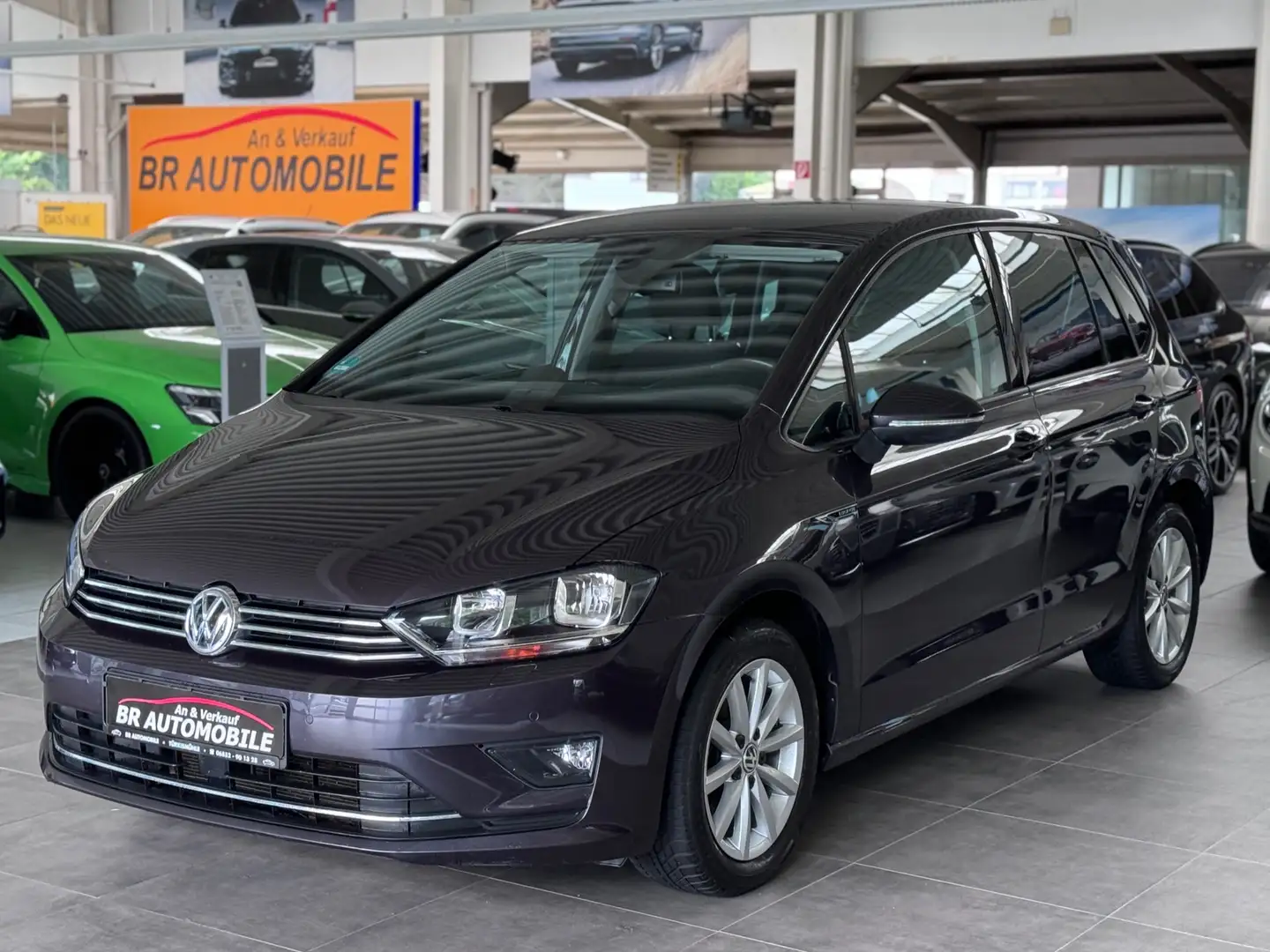 Volkswagen Golf Sportsvan Lounge*AHK*Standheizung*lückenlos Vw Scheckheft Grijs - 2