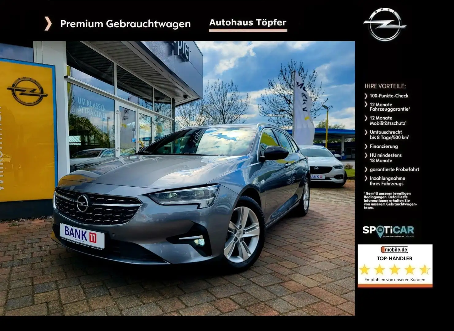 Opel Insignia B ST 2.0T Automatik Premium "Elegance" Grijs - 1