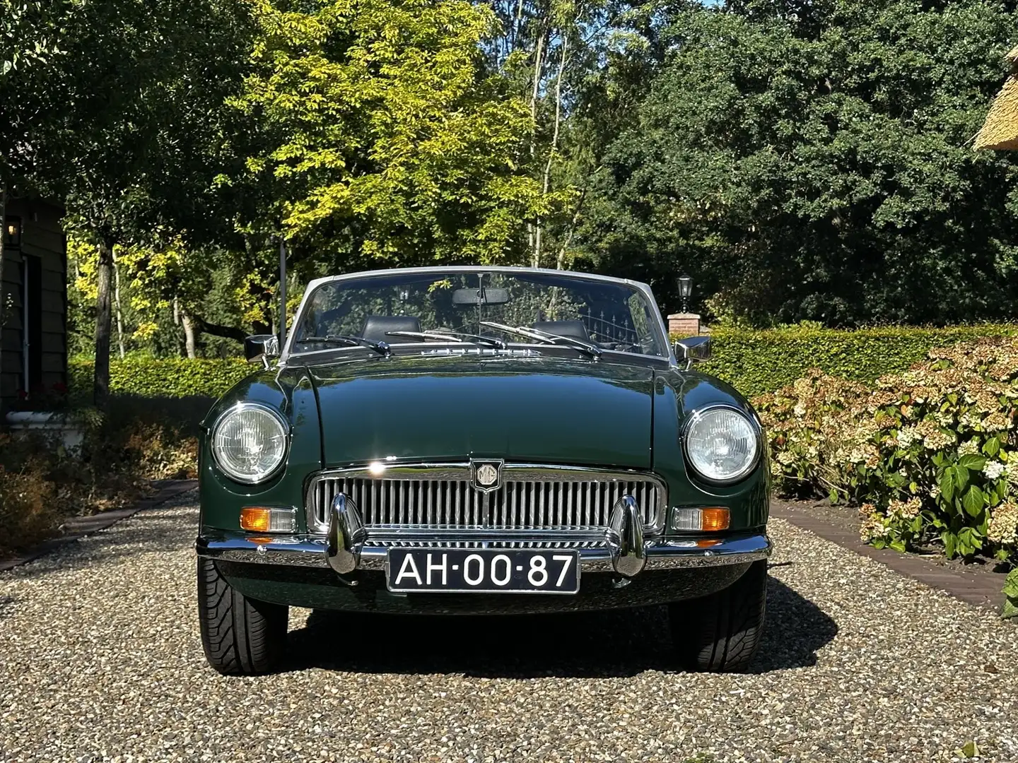 MG MGB Cabriolet MG-B Cabriolet Chrome model 1971 Leder L Grün - 1