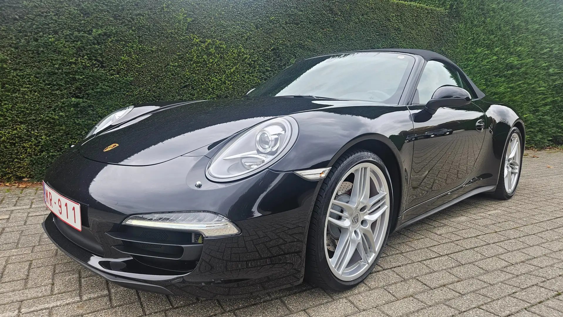 Porsche 991 Carrera 4 S Cabriolet Zwart - 1