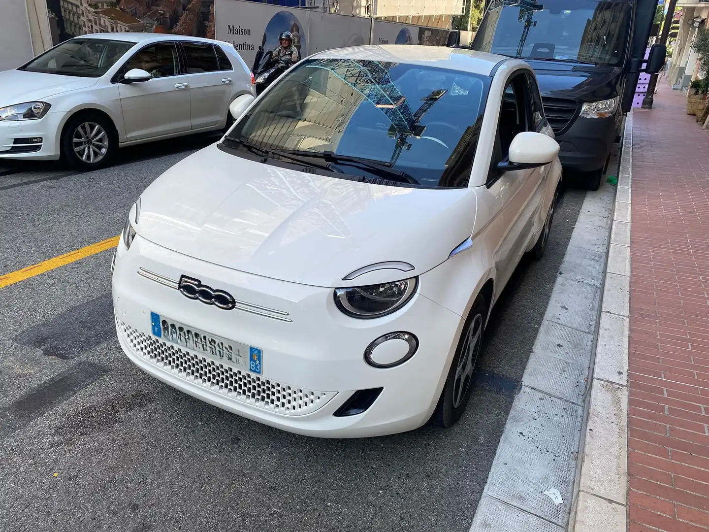 Fiat 500e PASSION 42KW Blanc - 1
