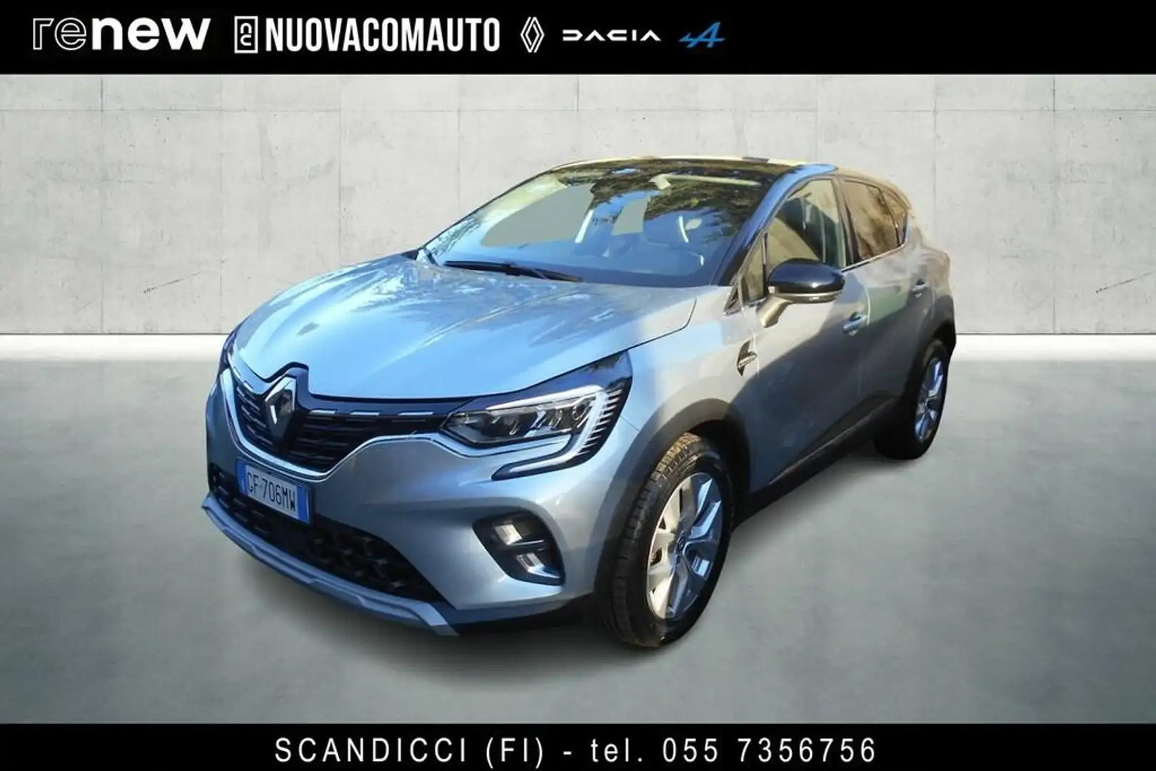 Renault Captur 1.0 tce Intens Gpl 100cv my21 Gris - 1