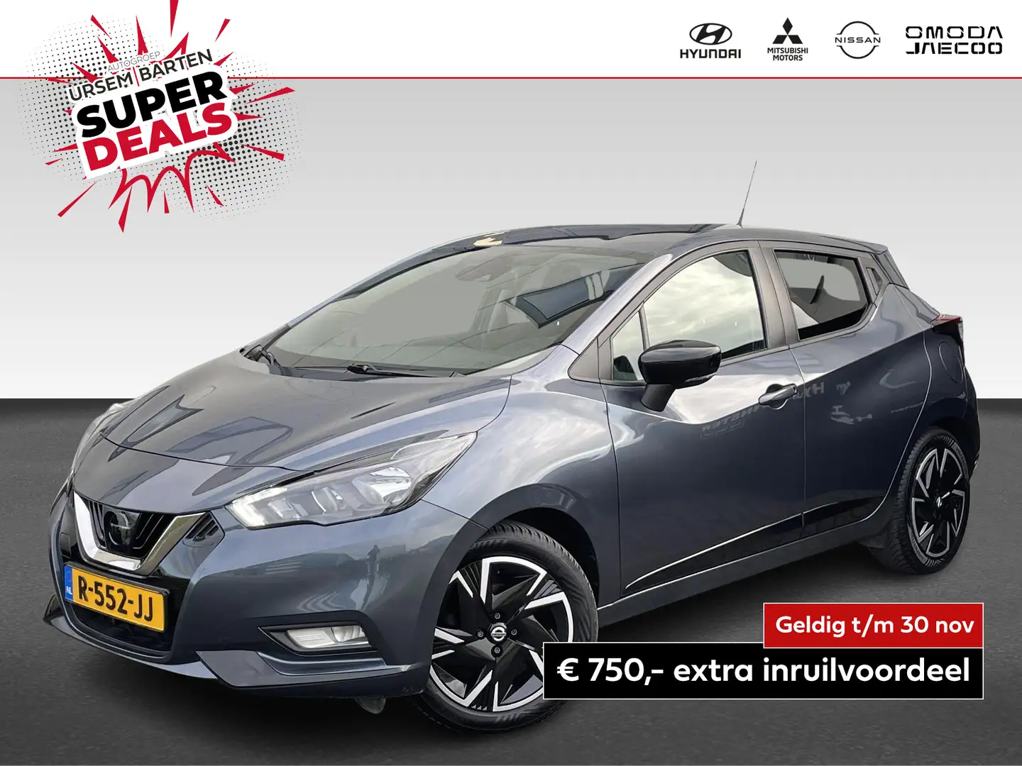 Nissan Micra 1.0 IG-T N-Design | Navigatie | Android auto & App Gris - 1