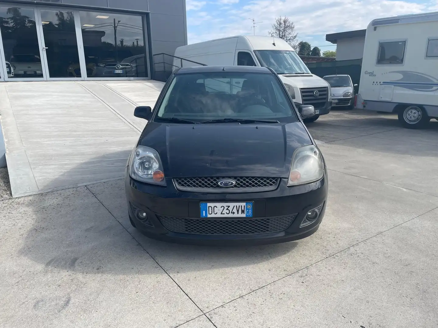 Ford Fiesta Fiesta 3p 1.4 tdci Titanium-UNICAPROPRIETARIA- Nero - 2