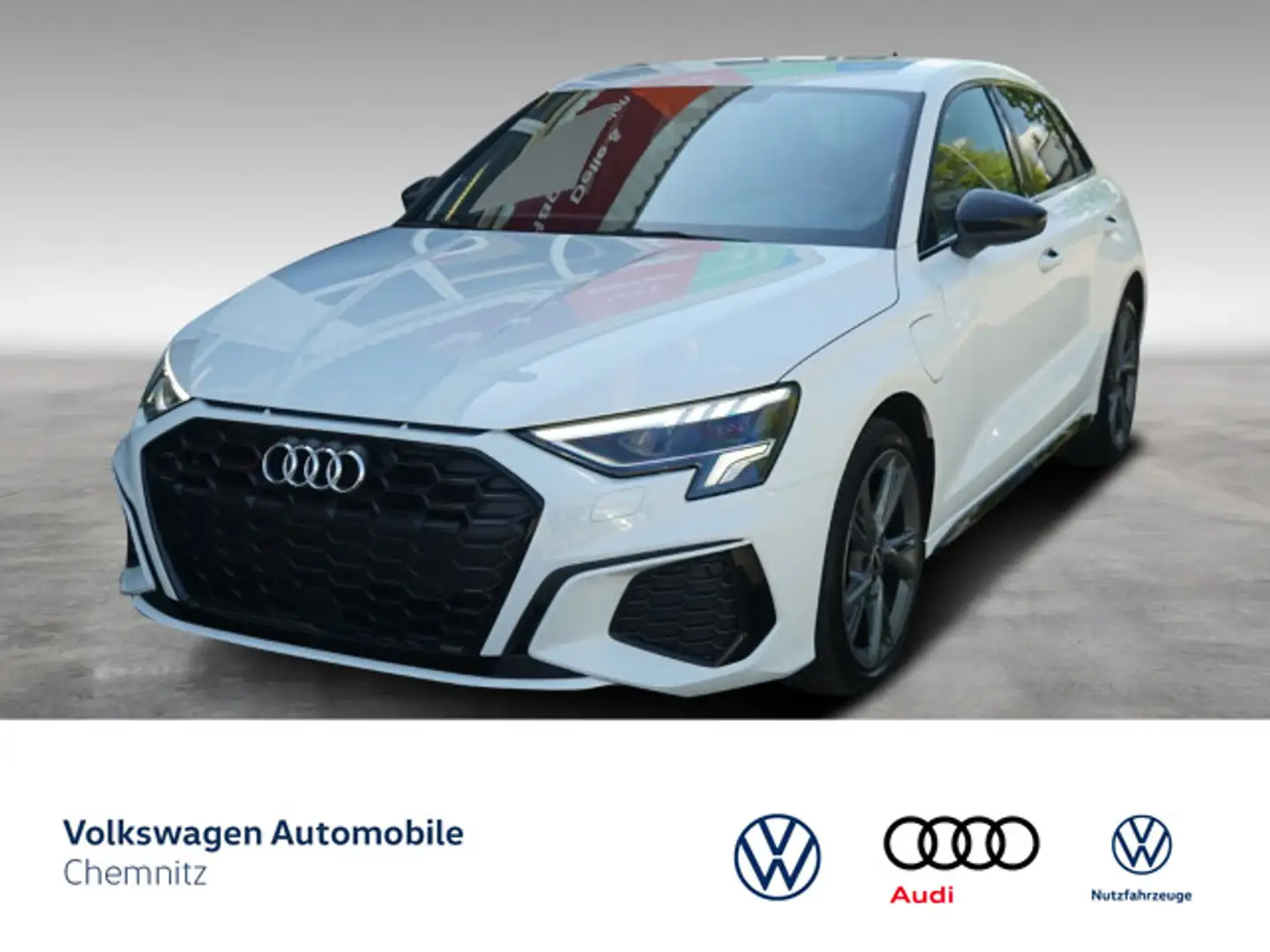 Audi A3 45 TFSI e S line LED CarPlay DAB Weiß - 1