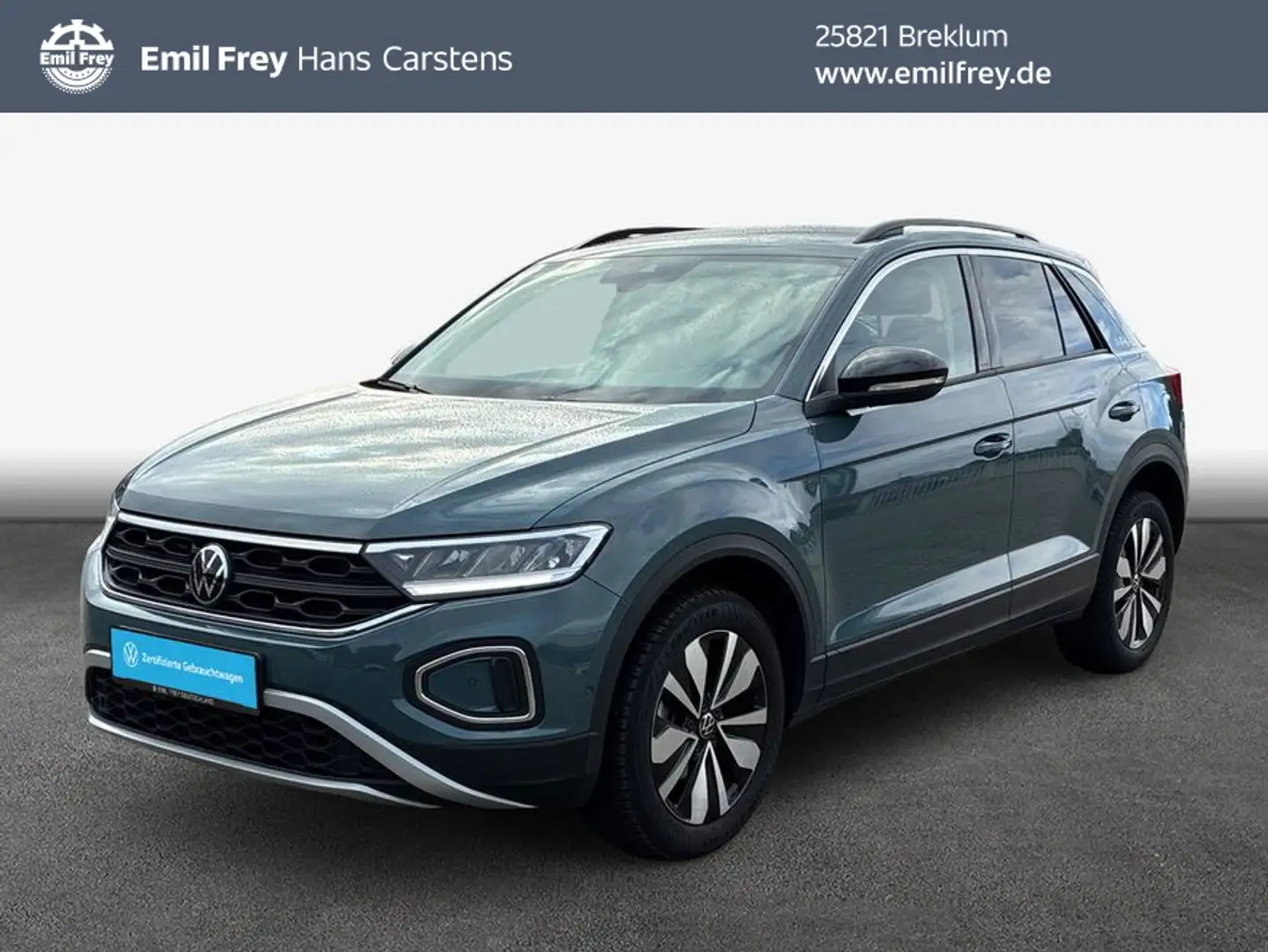 Volkswagen T-Roc Goal 1.0 TSI Navi ACC LED Park Assist DAB+ Blau - 1