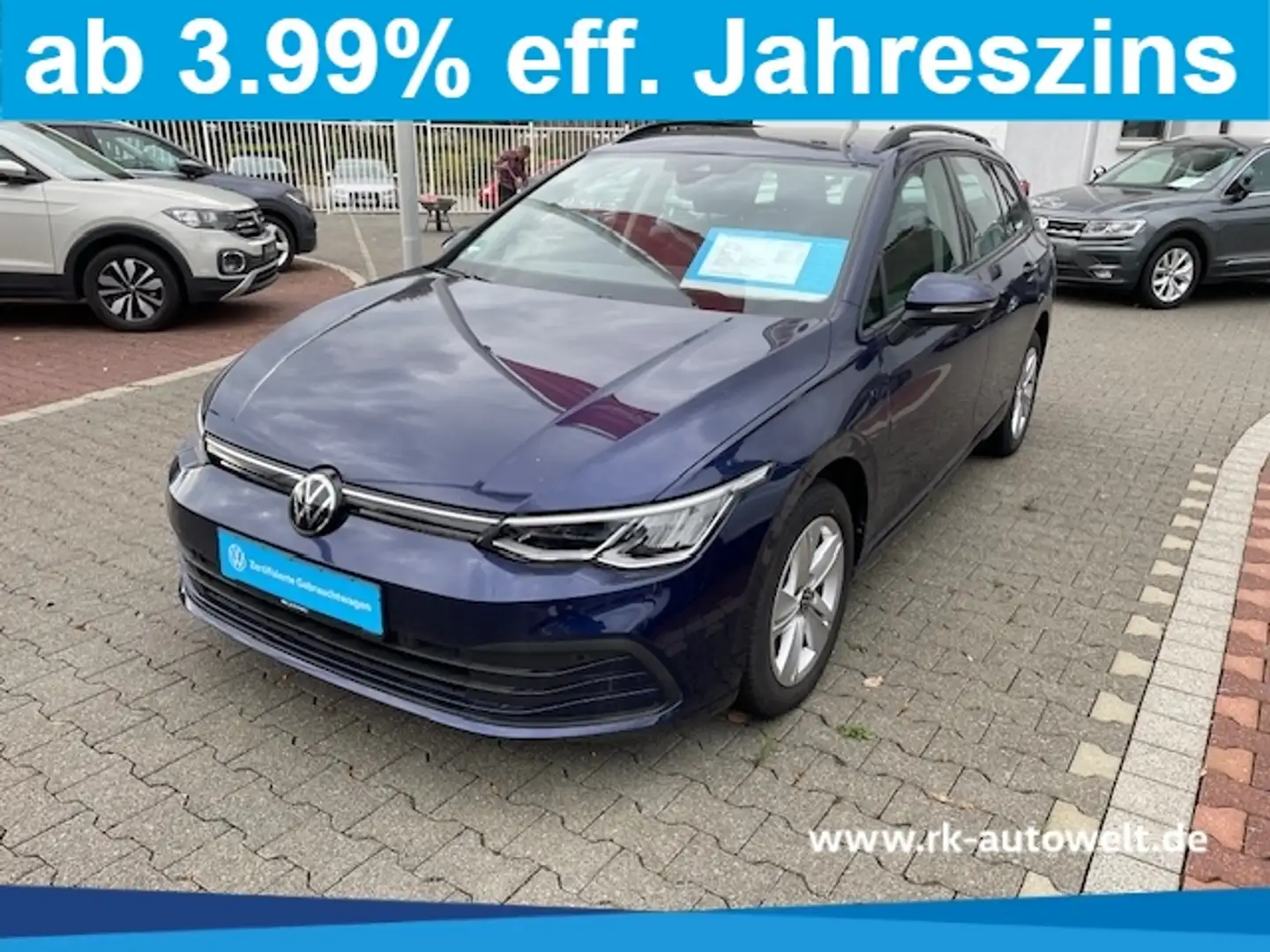 Volkswagen Golf Variant 2.0 TDI DSG Navi LED Tel. digitales Cockpit LED Blau - 1
