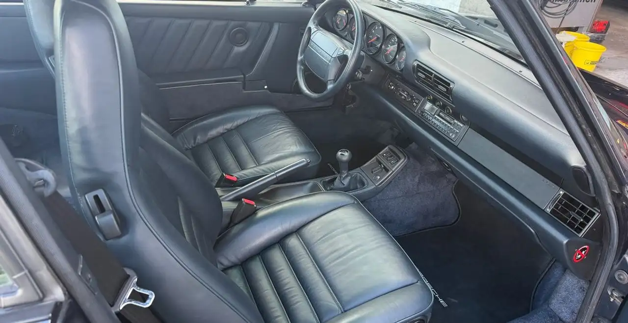 Porsche 964 Carrera 2 Coupé 1992 Bleu marine métallique L35V, foto 9