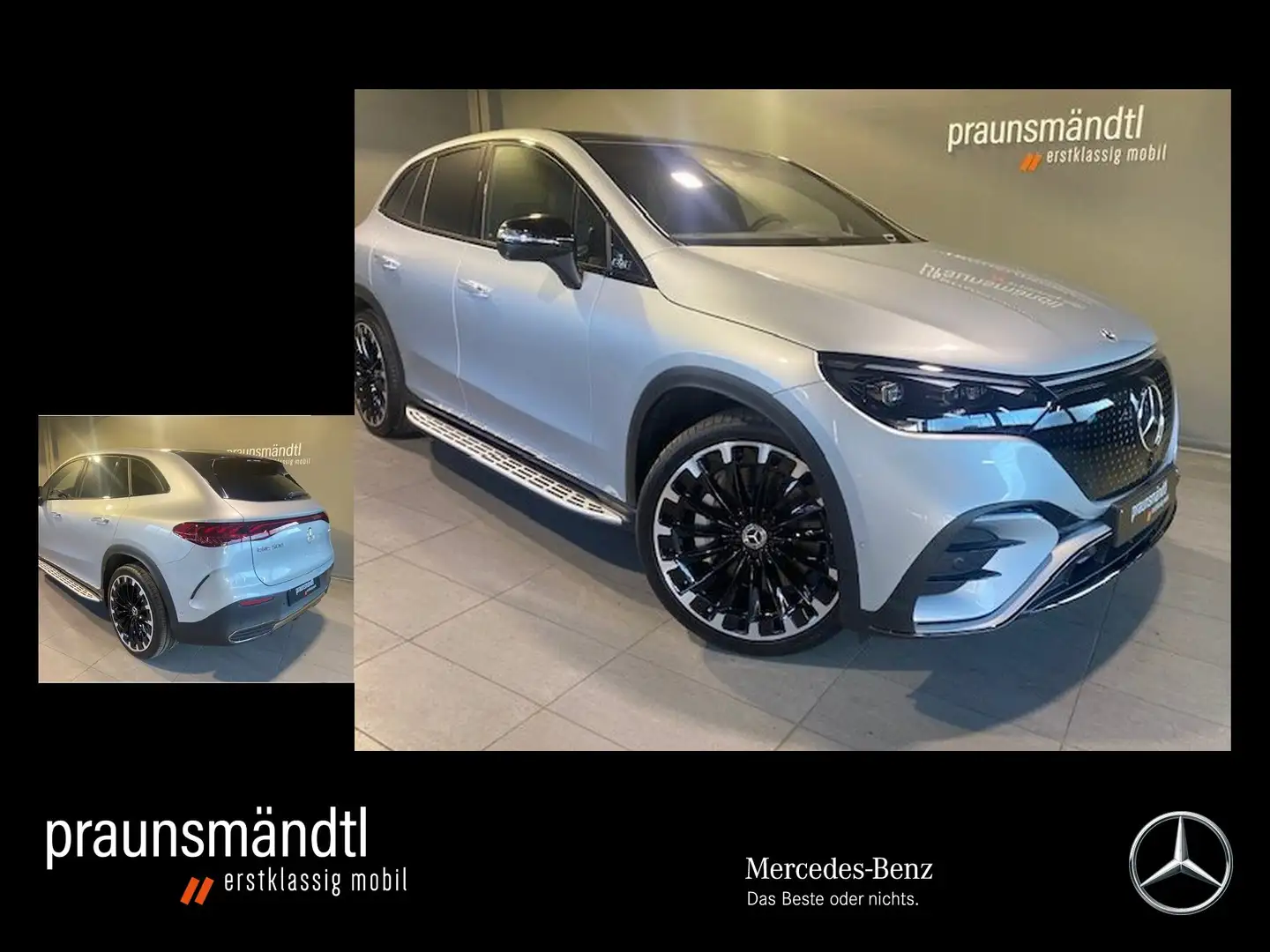Mercedes-Benz EQE 350 EQE 500 4M SUV -47% (AMG/22"/Hyper/Burm./Pano.) Argent - 1