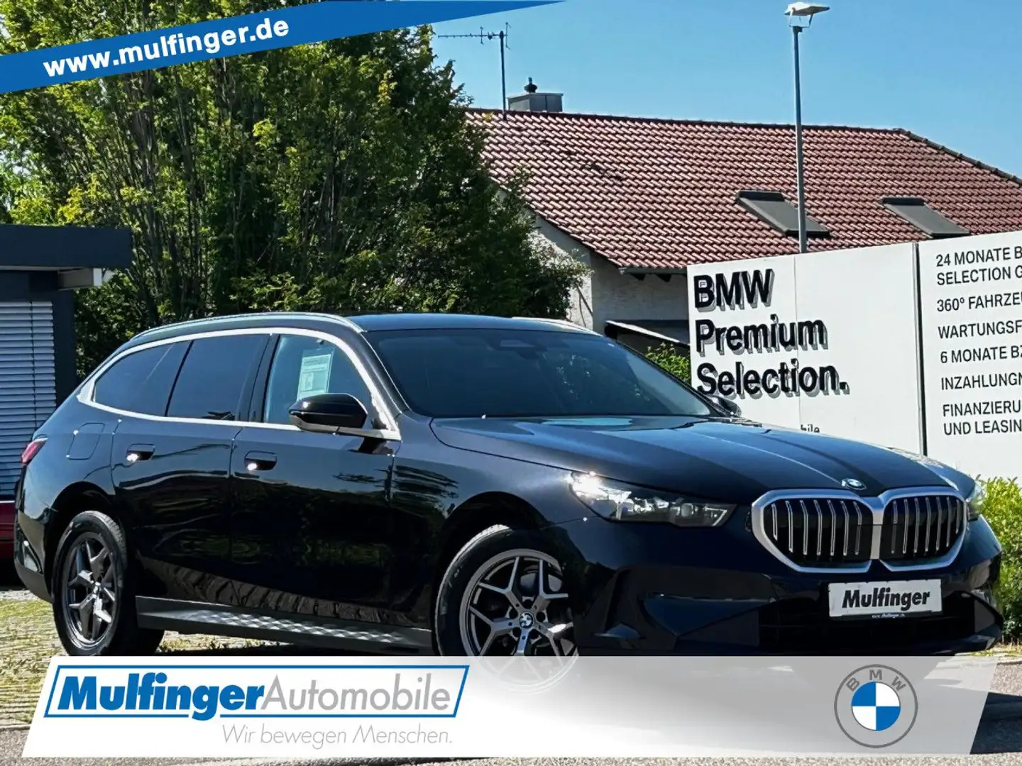 BMW 520 d xDrive Tour. Standh.Sitz-Bel.SurView Ha/Ka Schwarz - 1