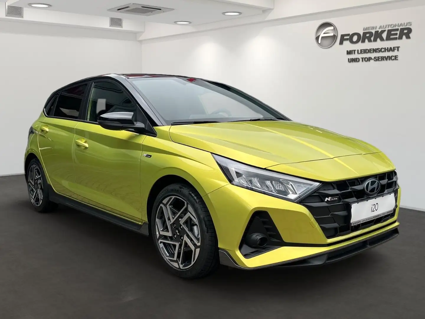Hyundai i20 1.0 T N-Line LED Bose BLACK DEAL bis 20.12 Jaune - 2