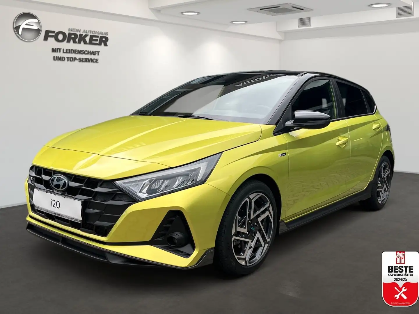 Hyundai i20 1.0 T N-Line LED Bose BLACK DEAL bis 20.12 Jaune - 1