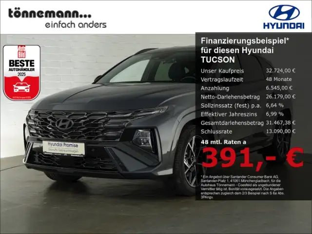 Hyundai TUCSON FACELIFT HEV N LINE AT+VOLL LED+NAVI+RÜCKFAHRKAMER