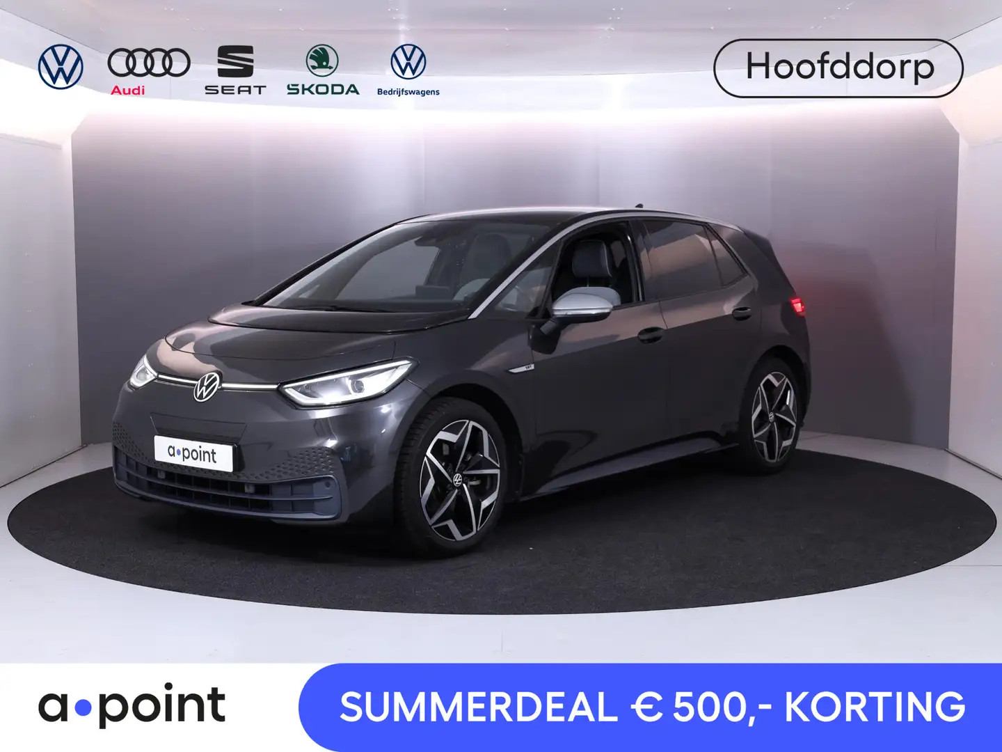 Volkswagen ID.3 First Plus 58 kWh 204 pk | Navigatie | Parkeersens Grijs - 1