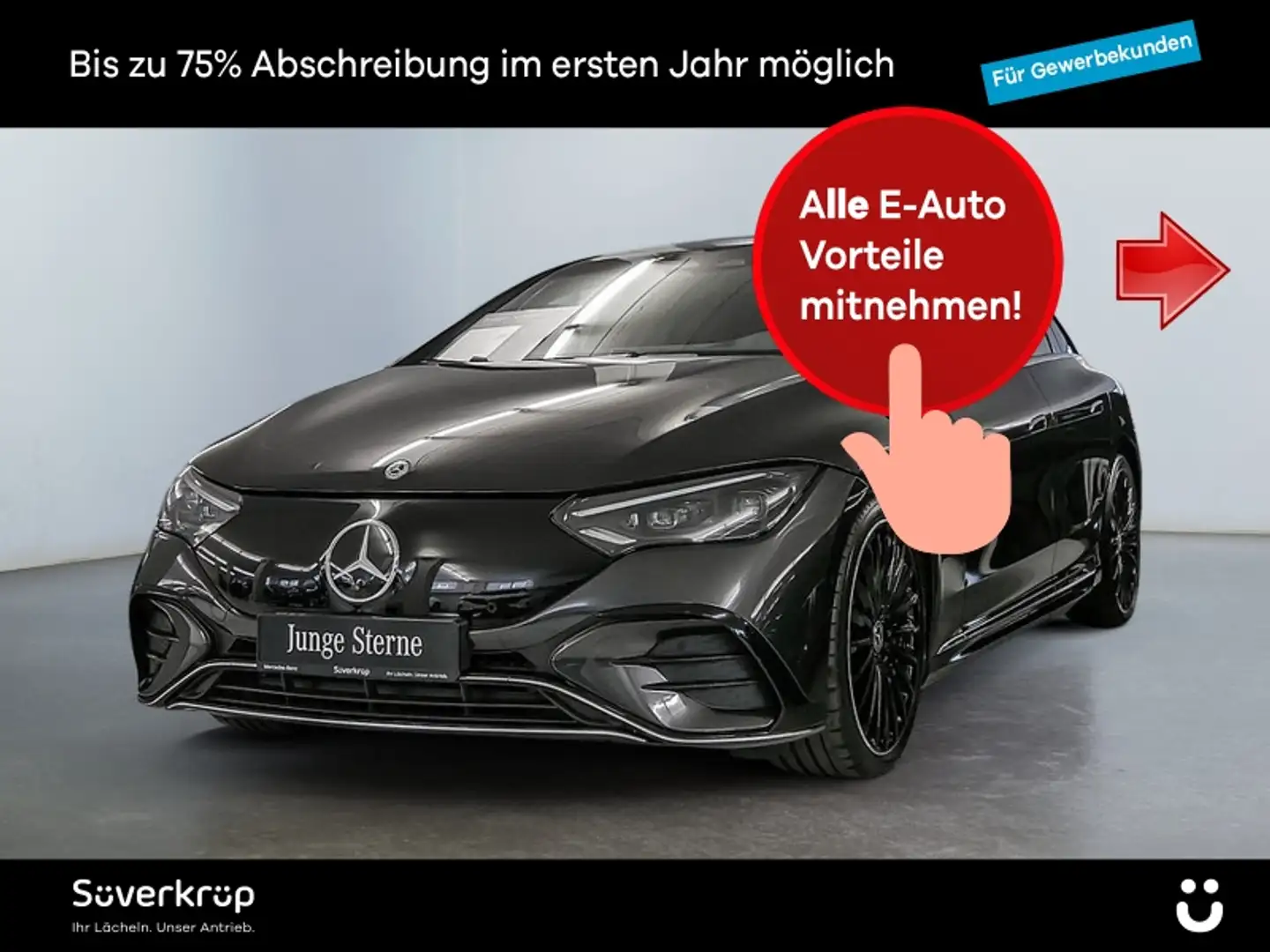 Mercedes-Benz EQE 300 , AMG BURM MEMO 360 AIRMATIC DISTR PANO Grau - 1