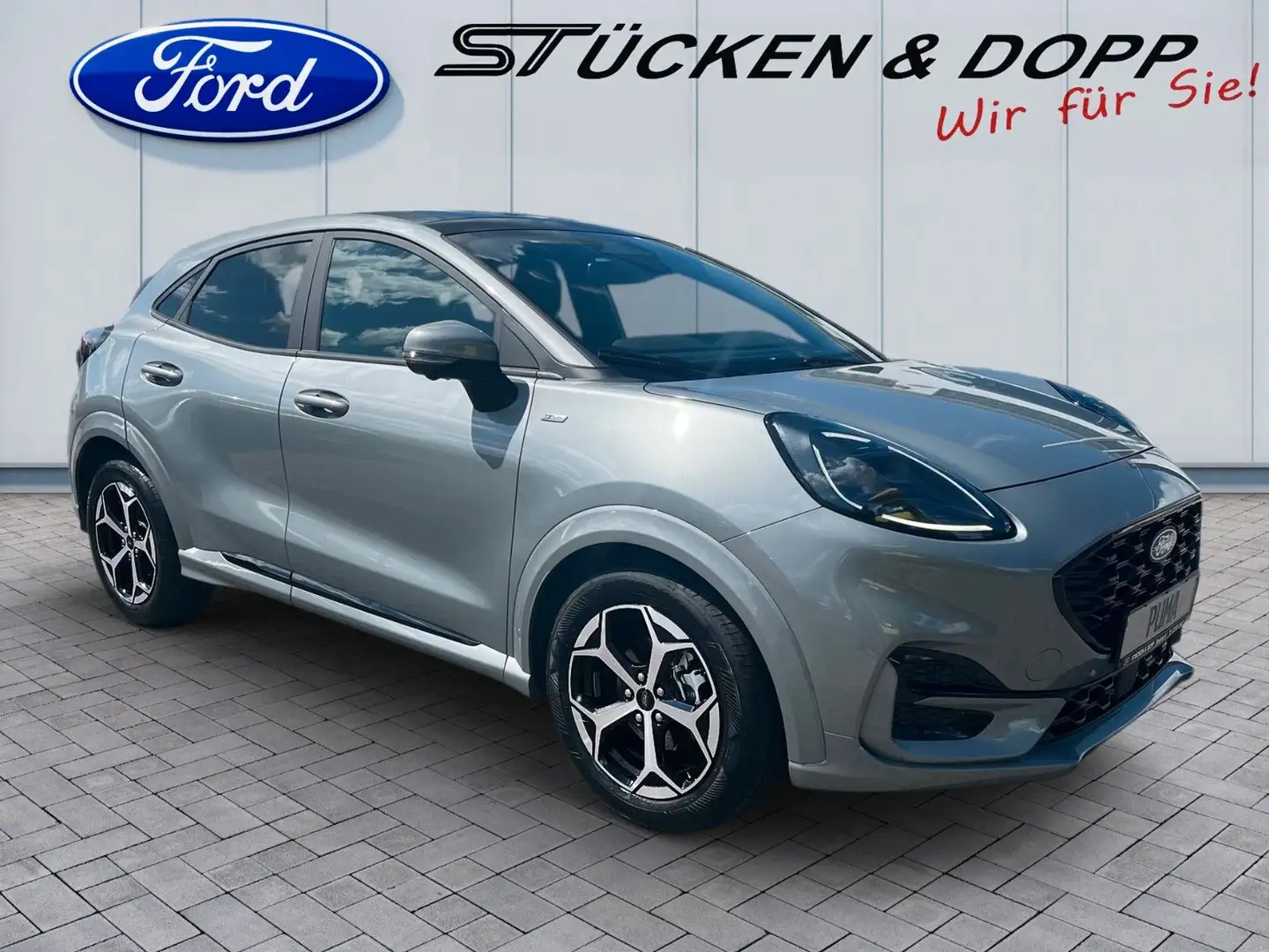 Ford Puma 1.0 EcoBoost ST-Line+Panoramadach+LED+360°- Argent - 2