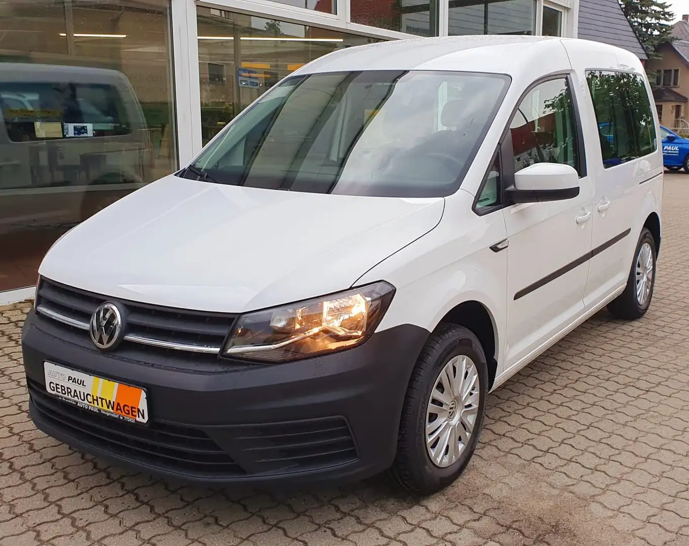 Volkswagen Caddy Trendline  - erst 8.000 km gelaufen !!! Blanc - 1
