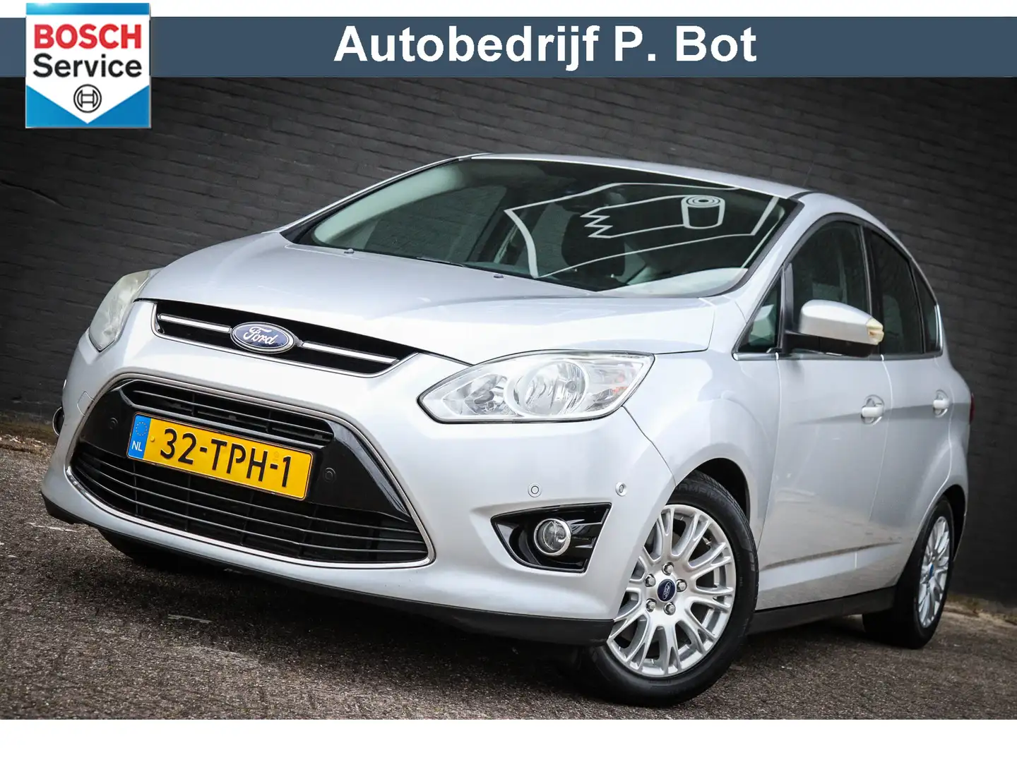 Ford C-Max 1.6 EcoBoost Titanium /Trekhaak/Airco/PDC Grijs - 1