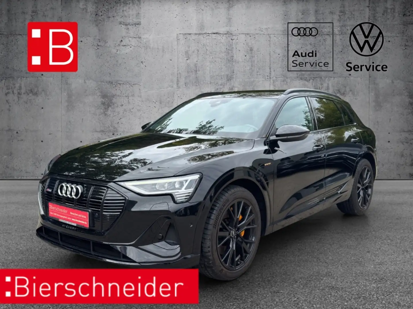 Audi e-tron 55 qu. S line 21 S-SITZE KAMERA LUFT AHK NAVI LEDE Noir - 1