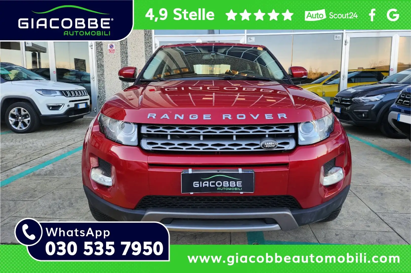 Land Rover Range Rover Evoque 2.2 td4 Prestige150cv Manuale 🔥IN STOCK🔥 Red - 1