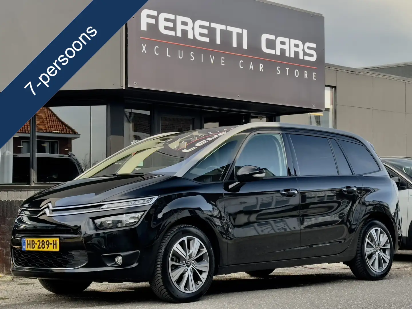 Citroen Grand C4 Picasso 1.2 PURE TECH 7PERS. NAVI CAMERA AIRCO LED LMV PDC Zwart - 1