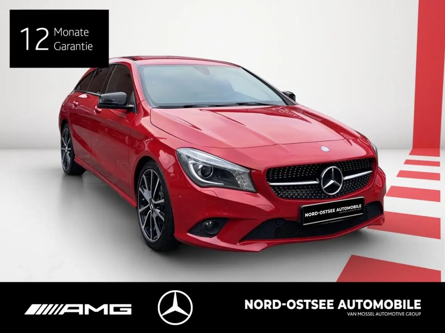 Mercedes-Benz CLA 220 CDI SHOOTING BRAKE NIGHT KEYLESS SPURW Rouge - 2